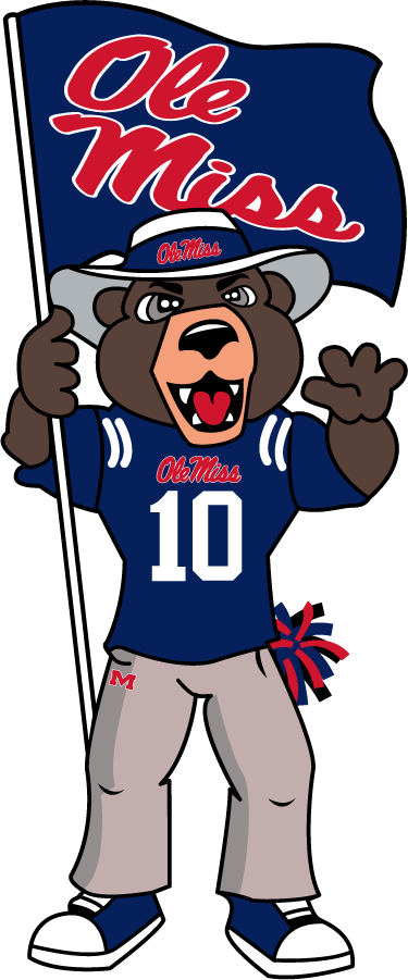 Mississippi Rebels 2010-2018 Mascot Logo v2 diy iron on heat transfer